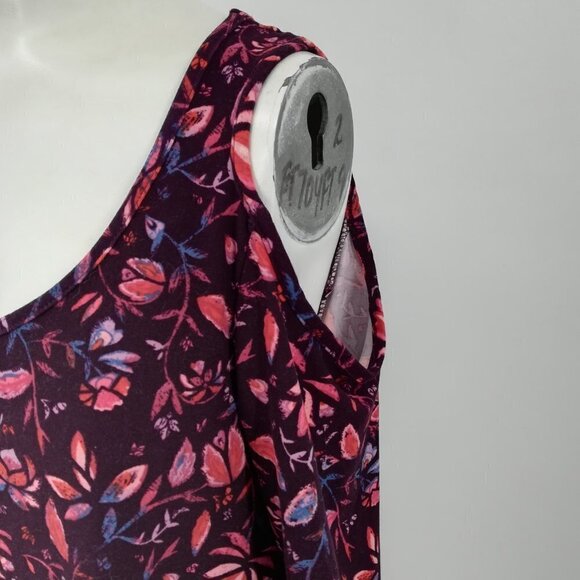 Mudd Cold Shoulder Floral Tunic Size M - Picture 8 of 12